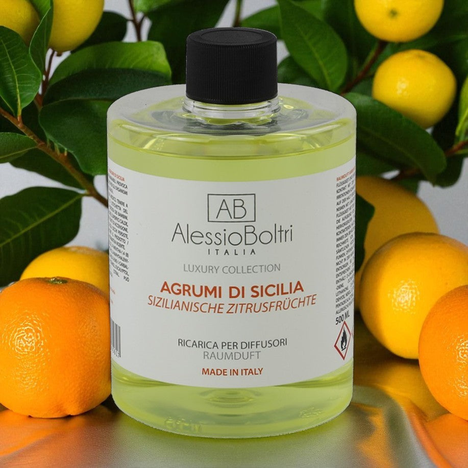 Ricarica per diffusore a bastoncini agrumi di Sicilia