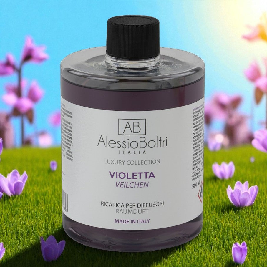 Ricarica per diffusore a bastoncini violetta