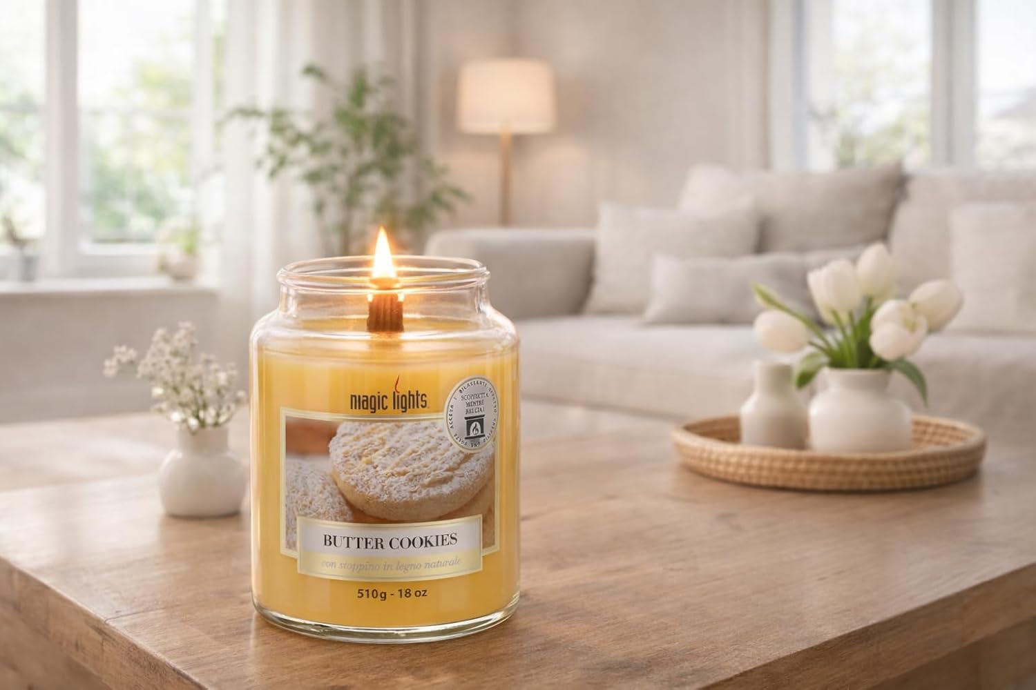 Candela profumata per ambiente Vaniglia Butter Cookies