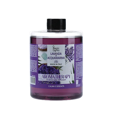 Ricarica per diffusore a bastoncini Aromaterapia Lavanda e Acquamarina