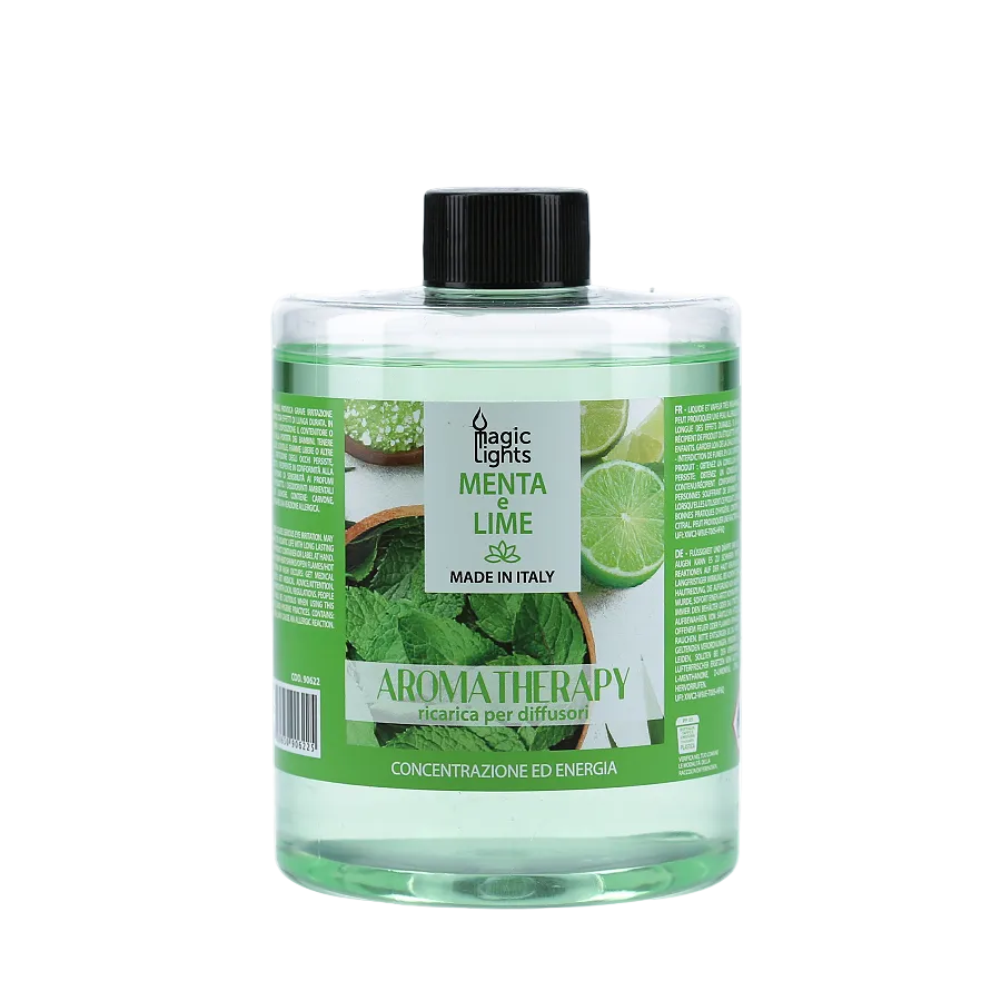 Ricarica per diffusore a bastoncini Aromaterapia Menta e Lime