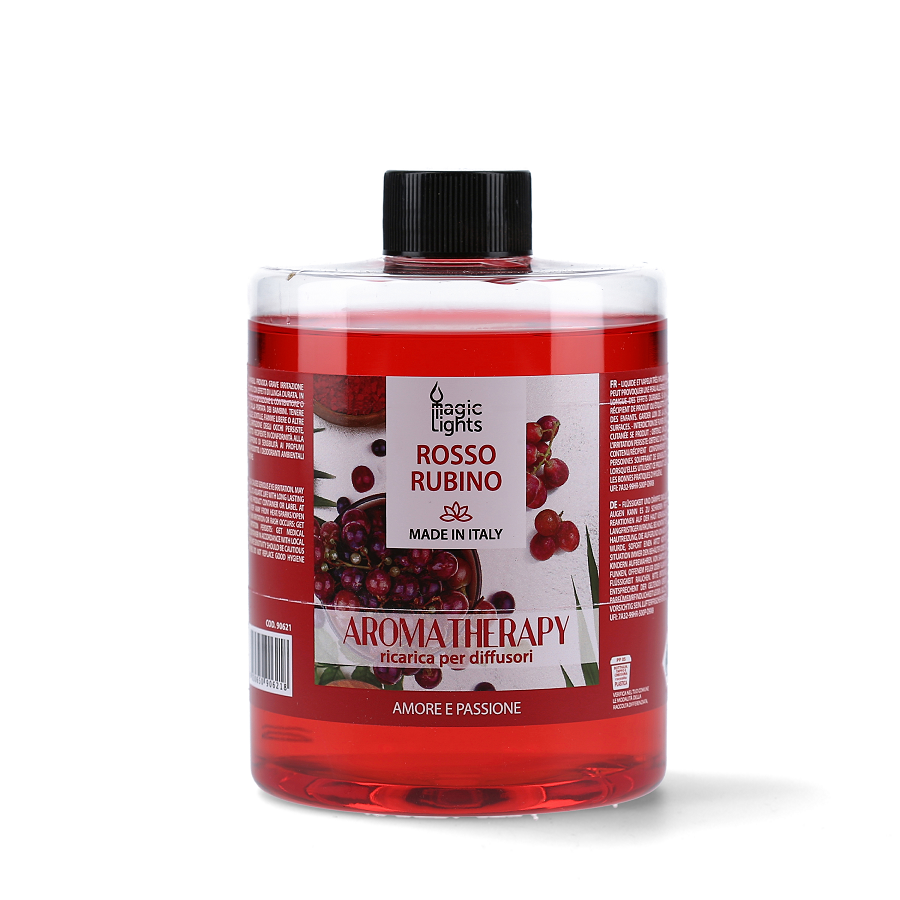 Ricarica per diffusori a bastoncino Aromaterapia Rosso rubino