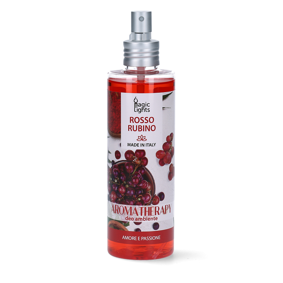Spray ambiente Aromaterapia Rosso rubino
