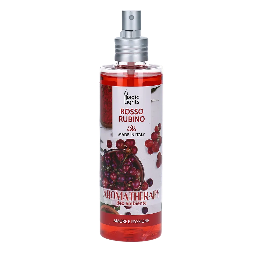 Spray ambiente Aromaterapia Rosso rubino