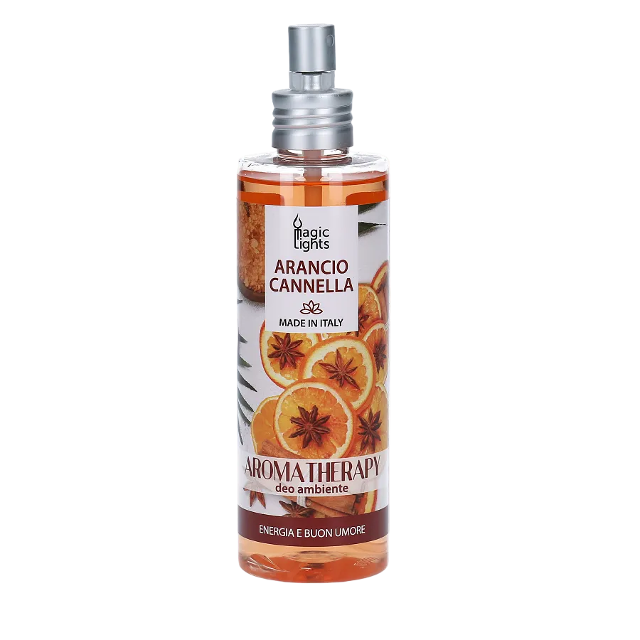 Spray ambiente Aromaterapia Arancio Cannella
