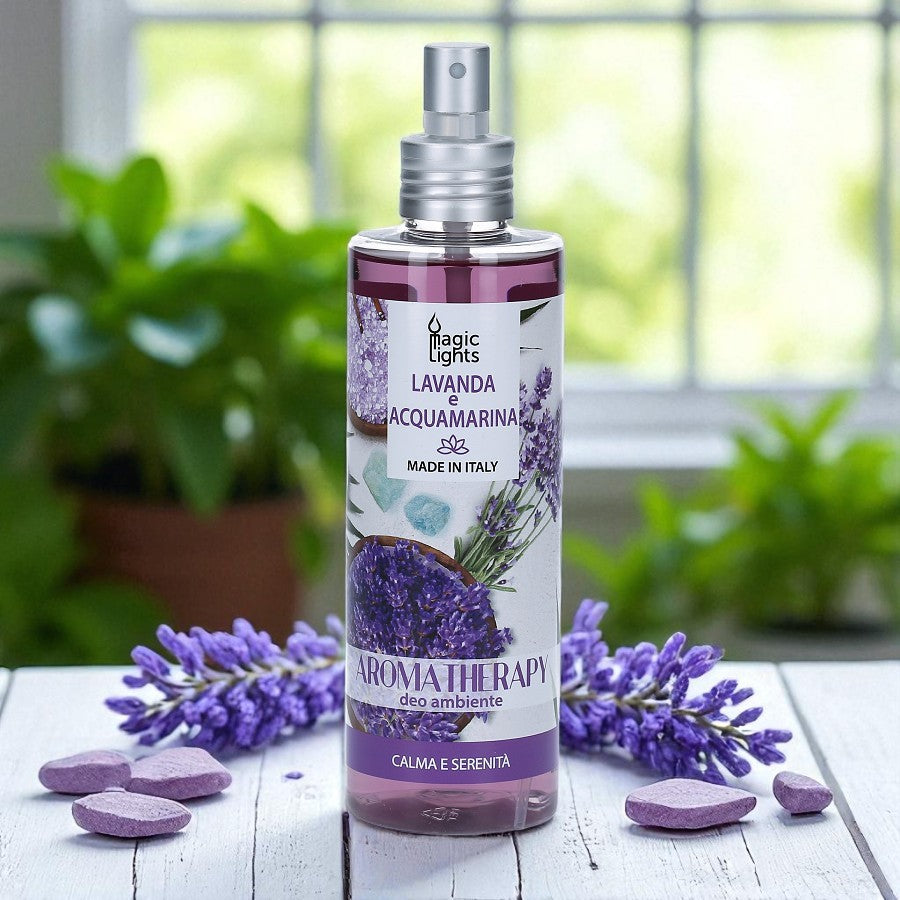 Spray ambiente Aromaterapia Lavanda e Acquamarina