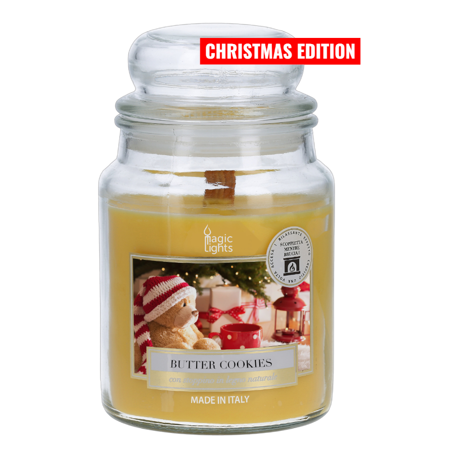 Candela profumata per ambiente Butter Cookies Christmas edition