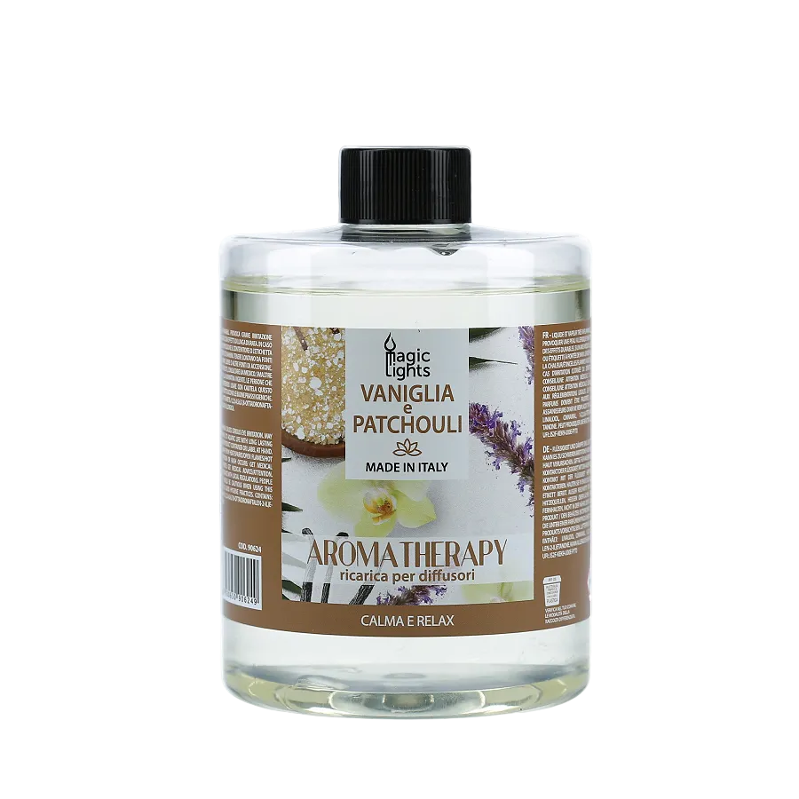 Ricarica per diffusore a bastoncini Aromaterapia Vaniglia e Patchouli