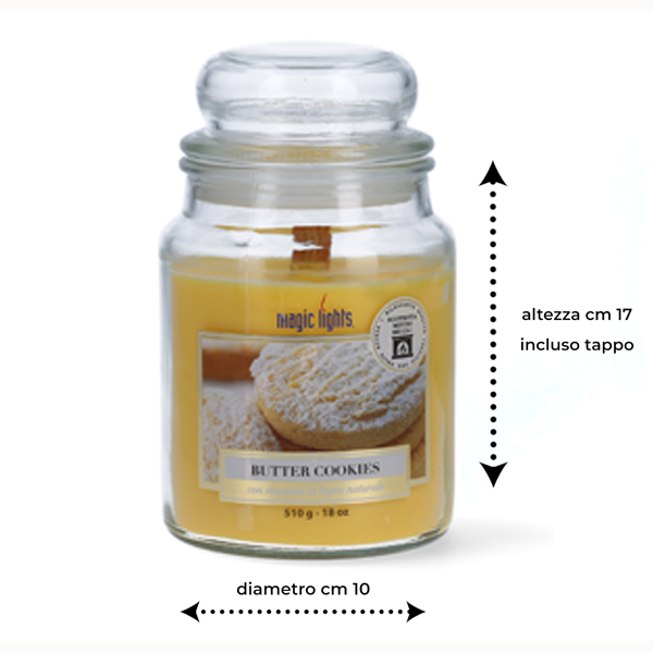 Candela profumata per ambiente Butter Cookies