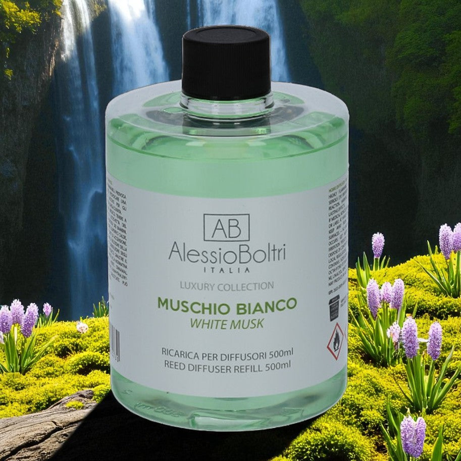 Ricarica per diffusore a bastoncini Muschio Bianco