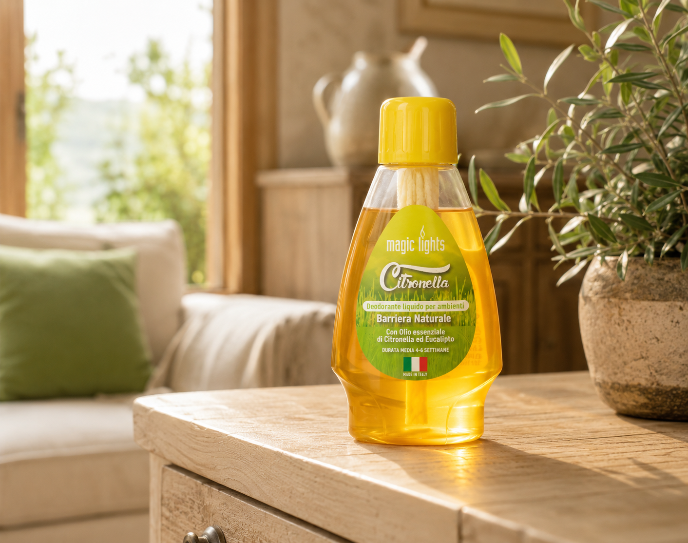 Profumatore ambiente Citronella Magic Lights per casa e ambienti estivi