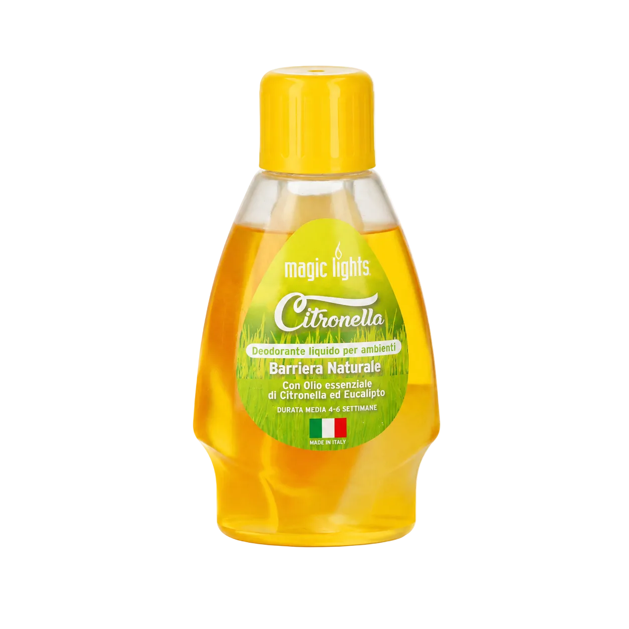 Deodorante Liquido Citronella Magic Lights con olio essenziale di citronella ed eucalipto
