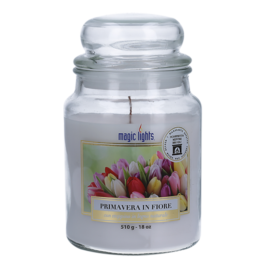 Candela profumata per ambiente Primavera in fiore