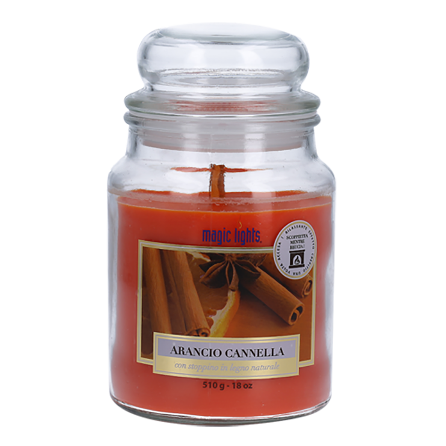 Candela profumata per ambiente Arancio Cannella