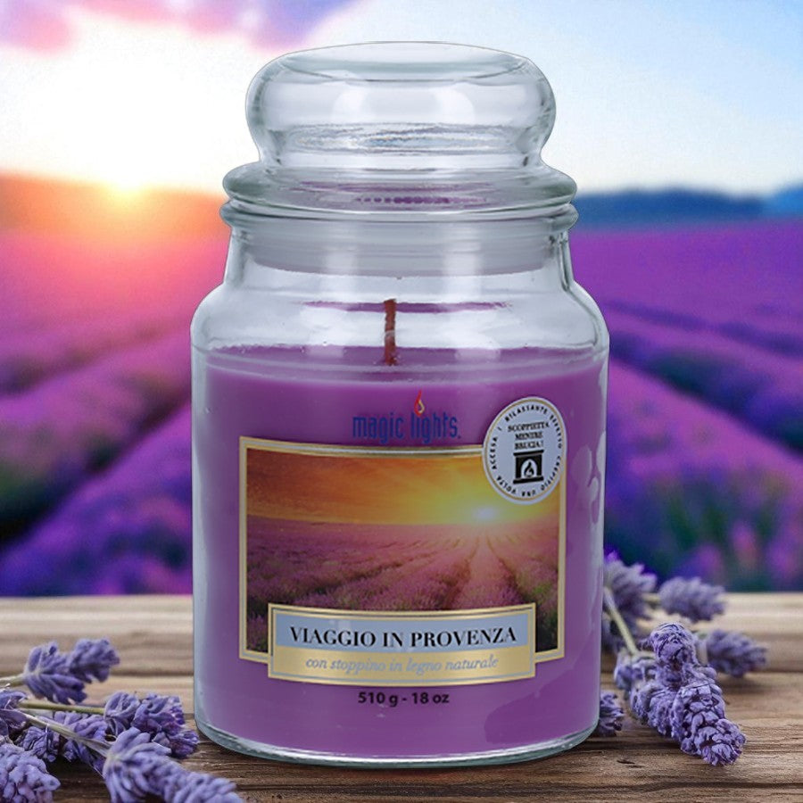Candela profumata per ambiente Lavanda
