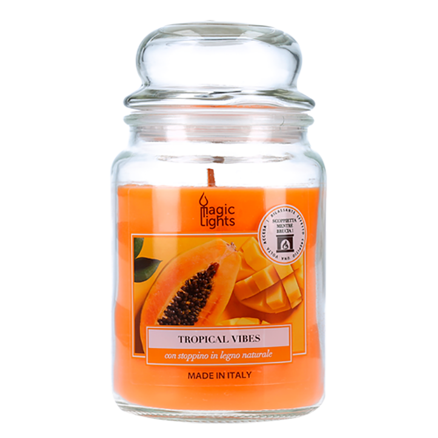 Candela profumata per ambiente Mango e Papaya