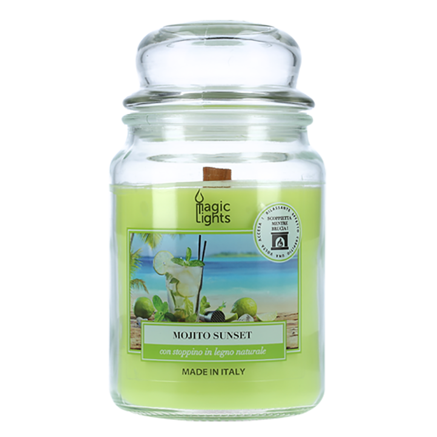 Candela profumata per ambiente Mojito