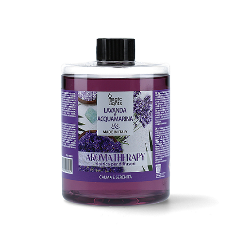Ricarica per diffusori a bastoncino Aromaterapia Lavanda e Acquamarina