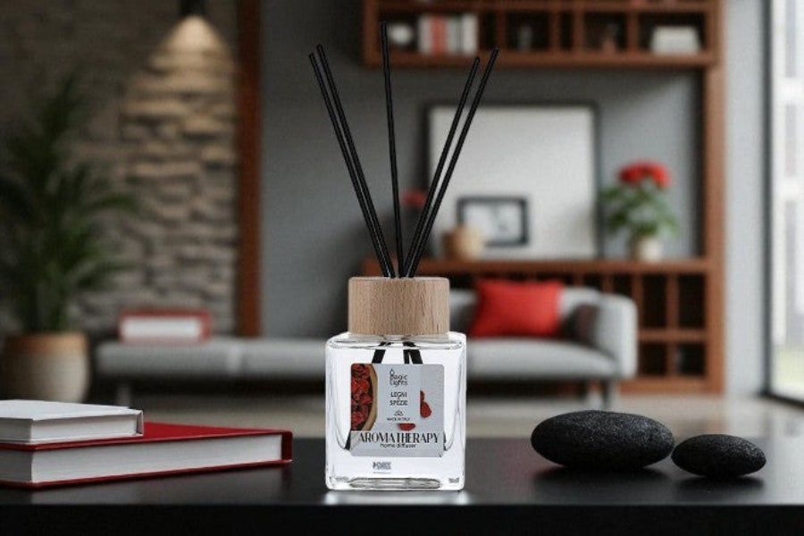 Diffusore a bastoncini Aromaterapia Legni e Spezie
