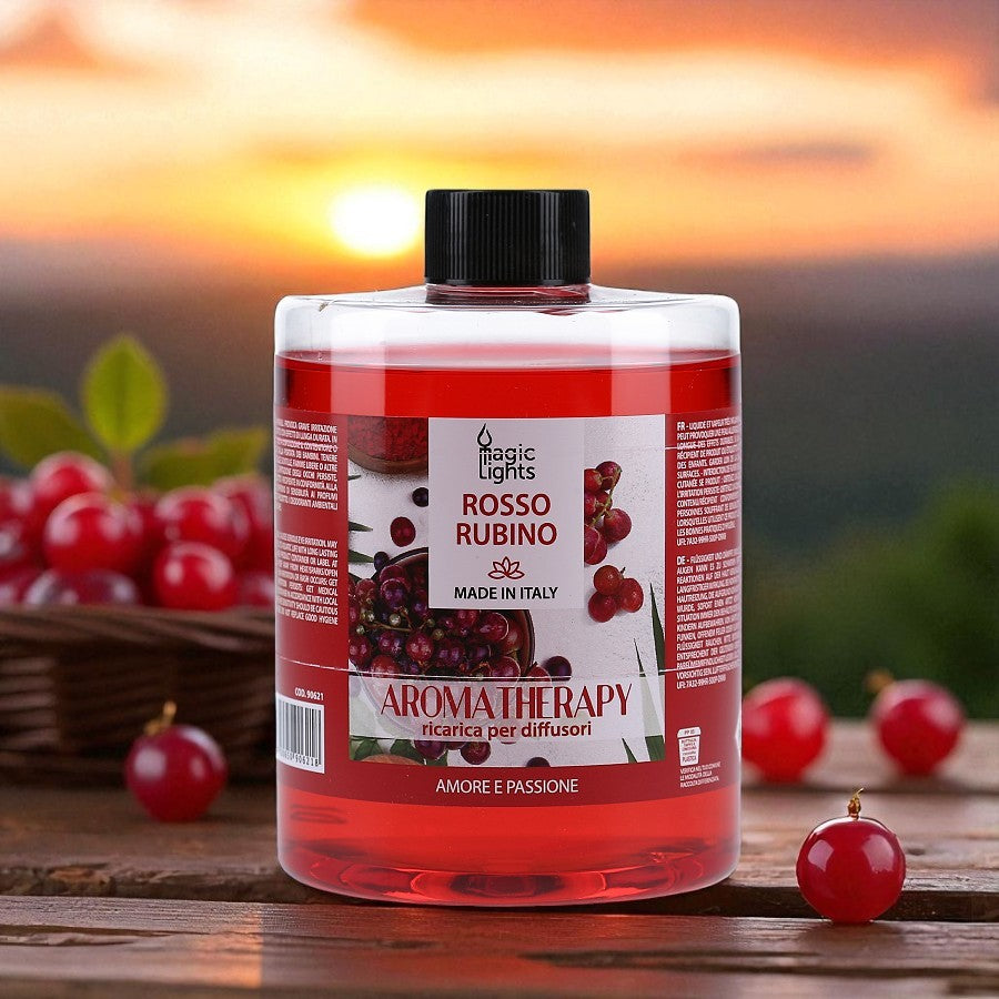 Ricarica per diffusori a bastoncino Aromaterapia Rosso rubino