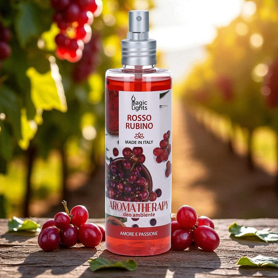 Spray ambiente Aromaterapia Rosso rubino