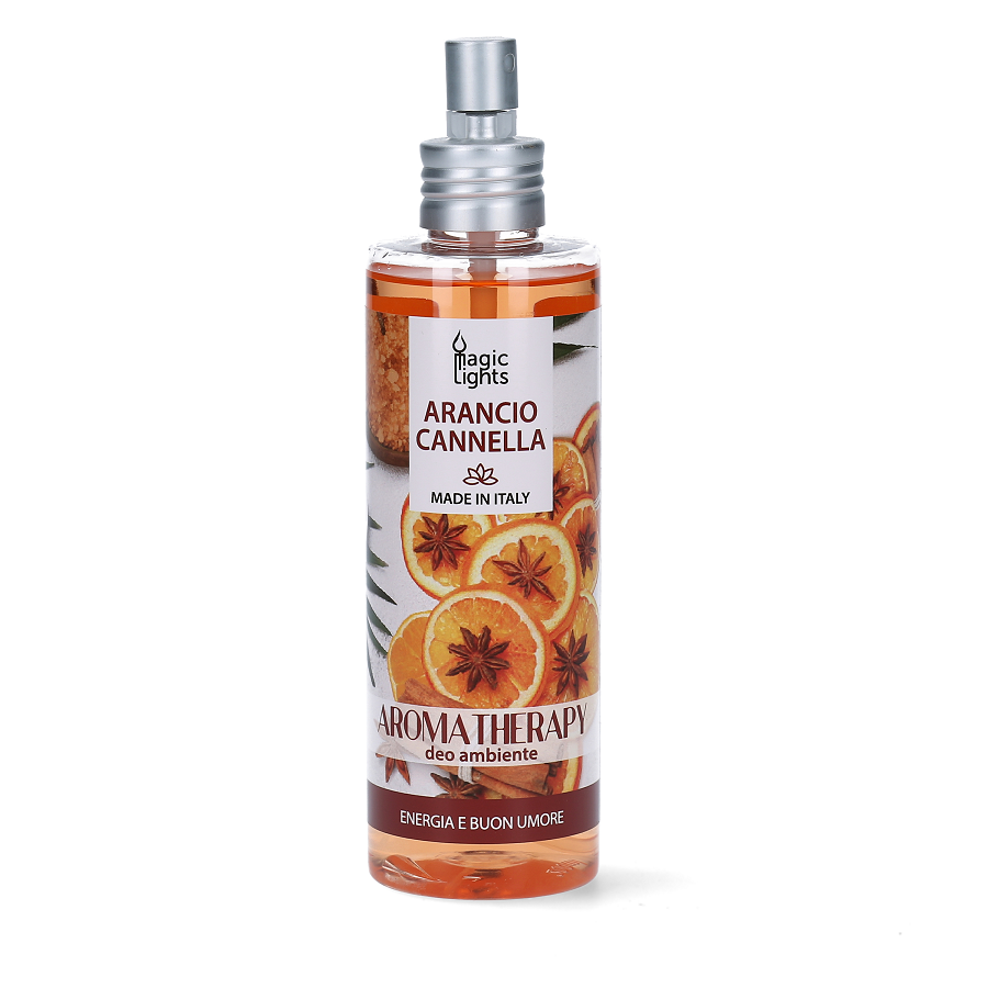 Spray ambiente Aromaterapia Arancio Cannella