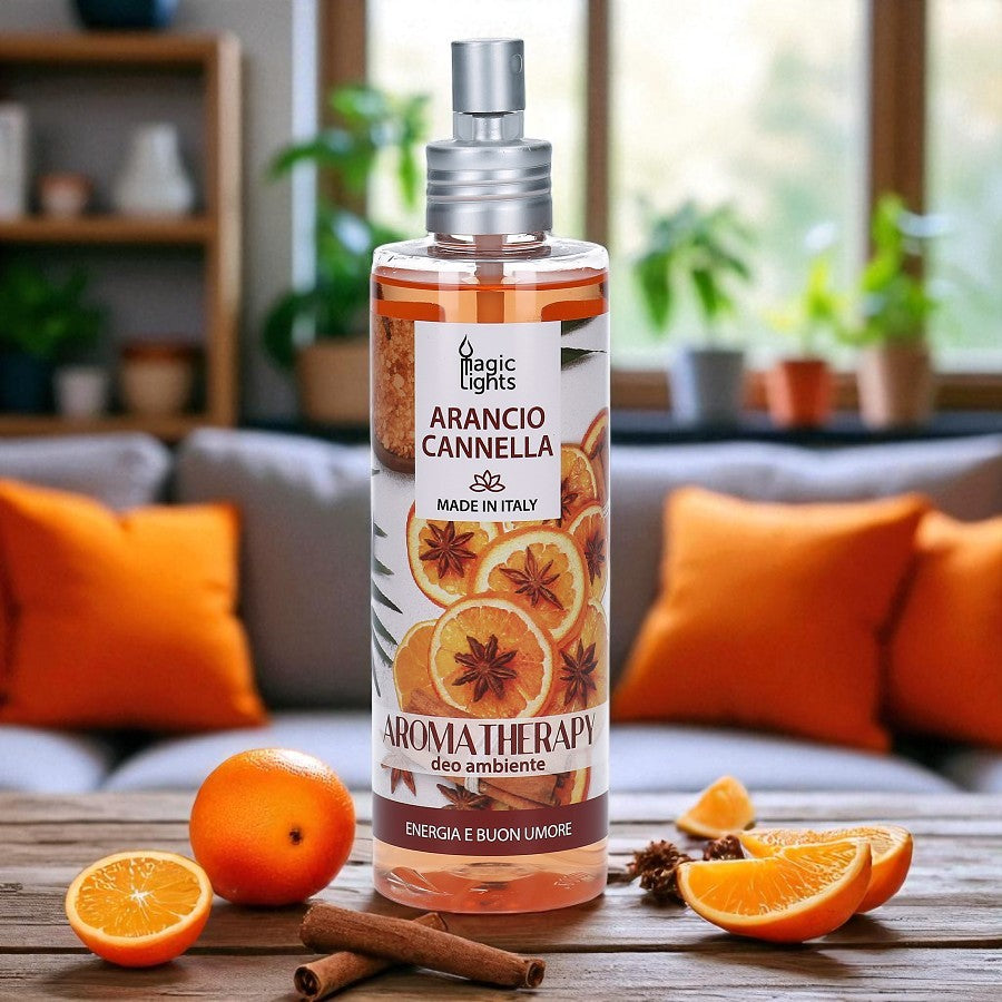Spray ambiente Aromaterapia Arancio Cannella
