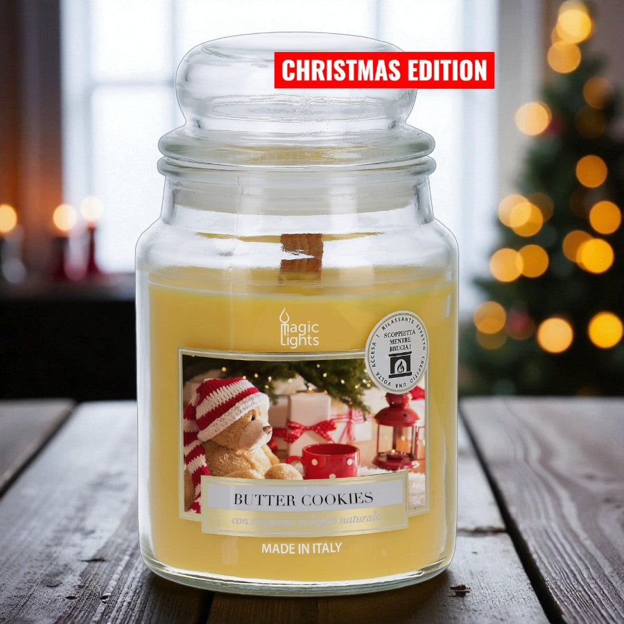 Candela profumata per ambiente Butter Cookies Christmas edition